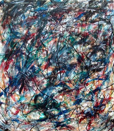 Marcus Carlsson 1977, Teckomatorp - [Svezia] Free mind 14 mista su tela 45x40...