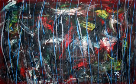 Marcus Carlsson 1977, Teckomatorp - [Svezia] The deep 3 mista su tela 45x75...