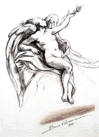 Bruno d'Arcevia 1946, Arcevia (An) - [Italia] senza titolo disegno su carta...