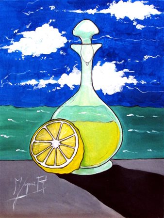 Rubens Fogacci 1979, Bologna (Bo) - [Italia] Il limoncello acrilico su tela...