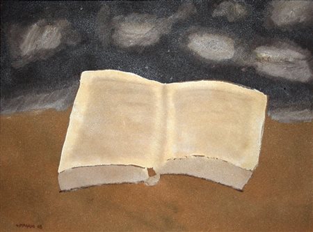 Giannetto Magrini 1938, Jesi (An) - [Italia] Libro acrilico su mdf 45,7x60,8...