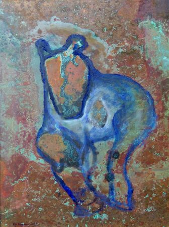 Giannetto Magrini 1938, Jesi (An) - [Italia] senza titolo olio su rame...