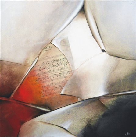 Maura Menichetti 1953, Perugia (Pg) - [Italia] Violetta mista su tela 60x60...