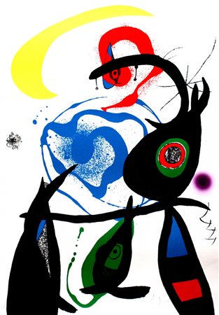 Joan Mirò 1893, Barcellona - 1983, Palma di Maiorca - [Spagna] Oda serigrafia...