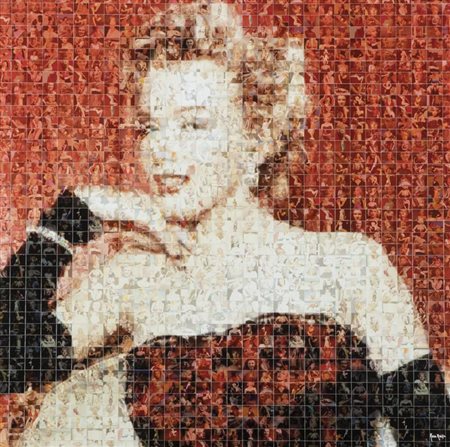Maria Murgia Omaggio a Marilyn Monroe 2010 Foto mosaico digitale, cm. 80x80...