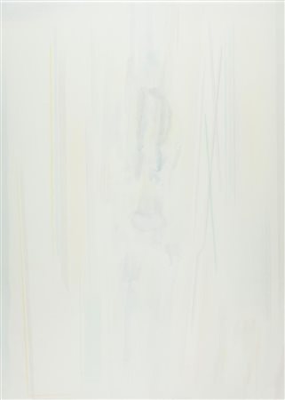 Riccardo Guarneri Centro frammentato Olio su tela, cm. 140x99, in teca di...