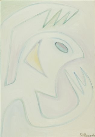 Enzo Pazzagli Senza titolo Olio su tela, cm. 70x50 Firmato in basso a destra.