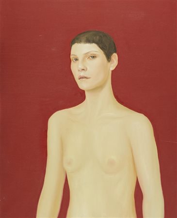 Federico Lombardo Nudo 2003 Olio su tela, cm. 100x80 Sul verso: firma e data....