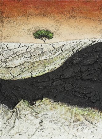 Mario Paschetta Verso la città perduta 2006 Olio e tecnica mista su tela, cm....