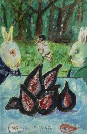 Antonio Possenti Senza titolo 2000 Olio su tavola, cm. 30x20 Firmato in basso...