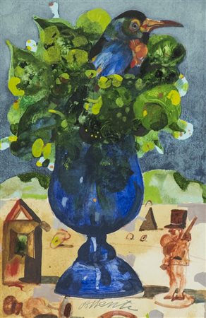 Antonio Possenti Senza titolo Olio su cartone telato, cm. 30x20 Firmato in...