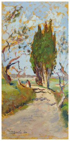 BASSO RAGNI Termoli 1921 – Livorno 1979 Senza titolo 1970 Olio su tavola 40 x...