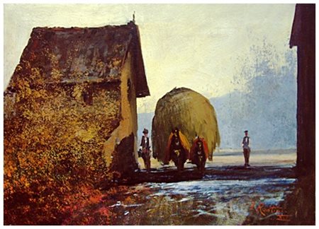 FERRUCCIO RONTINI Firenze 1893 – Livorno 1964 Senza titolo 1937 Olio su tela...