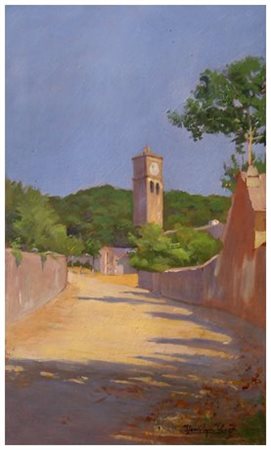 LLEWELYN LLOYD 1879 – 1949 Dintorni di Firenze Olio su tavola 34 x 22. Firma...