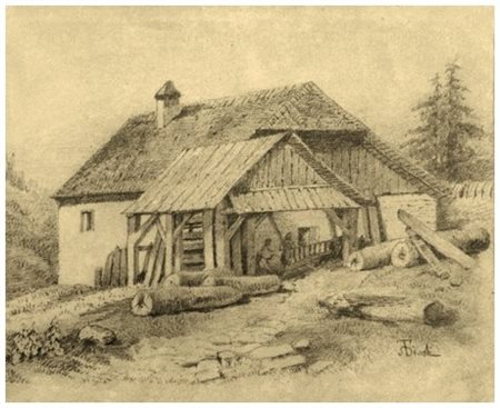 SERAFINO DA TIVOLI 1826 – 1892 Senza titolo Matita su carta 25,5 x 30,5....