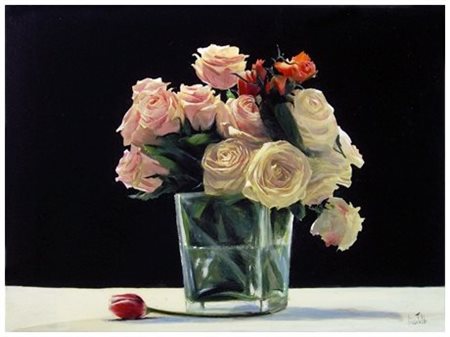 BENIAMINO CICCOTELLI 1937 Senza titolo 2005 Olio su tela 50 x 70. Firma in b....