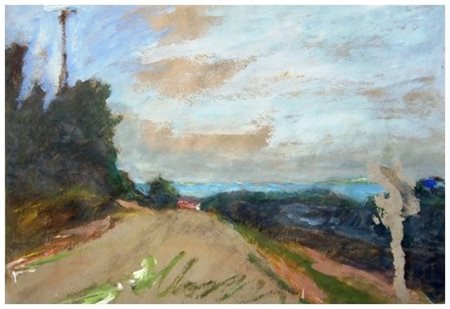 TONINO GOTTARELLI 1920 – 2007 Senza titolo 1991 Olio su carta povera 38 x 55....