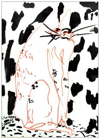 SILVIO LOFFREDO 1920 Senza titolo 1965 Pittura e t.m. su carta 37 x 27....