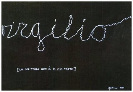 SARENCO 1945 Virgilio 1995 Acrilico su cartoncino 70 x 100. Firma e data in...