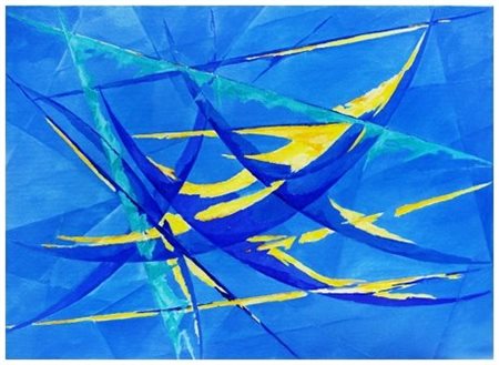 EDUARDO PALUMBO 1932 Come una fonte stanca 2003 Olio su tela 50 x 70. Titolo,...