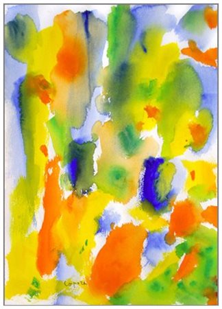 ANTONIO CORPORA 1909 – 2004 Senza titolo 2000 Acquerello su cartoncino 51 x...