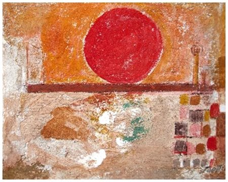 BRUNO SAETTI 1902 – 1984 Senza titolo Affresco su tela 26,5 x 30. Firma e...