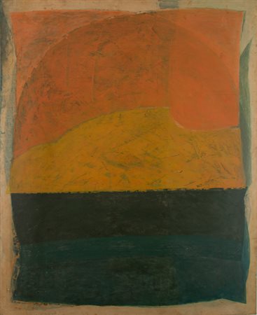 Hans Tisdall (Monaco di Baviera 1910 – Londra 1997) Senza Titolo. Olio su...