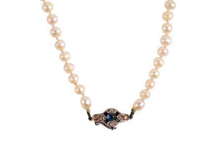 Filo di perle a gradazione. mm 3,7 - 7,5