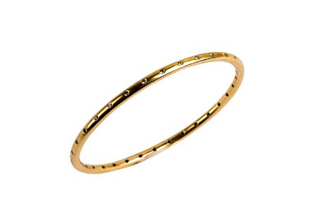 Bracciale oro e diamanti. Oro 18 Kti gr. 25 Brillanti cti. 0,50 c.ca