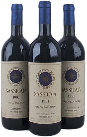 Sassicaia 1991, Tenuta San Guido ( Tot. 3 bt 0,75 lt.)