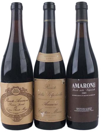 Amarone Verticale Cantine Private Mazzi ( Tot. 3 bt 0,75 lt.: 1969, 1983, 1985 )