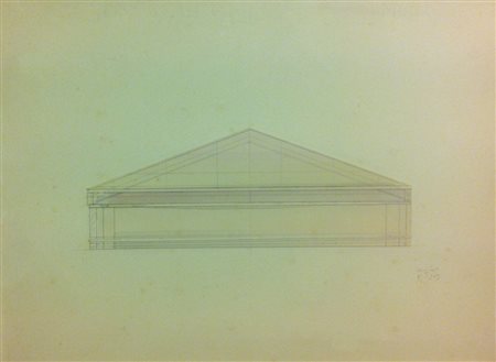 Rodolfo Aricò, Senza titolo, 1979, collage su carta, cm. 30x40, firmato e...