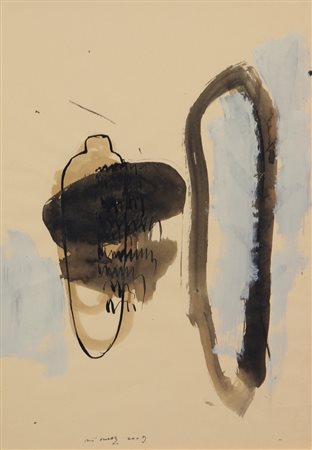 Piero Pizzi Cannella, Senza titolo, 2009, tecnica mista su cartoncino, cm....