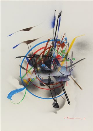 Edoardo Franceschini, Senza titolo, 1974-1975, lotto composto da 3 tecniche...