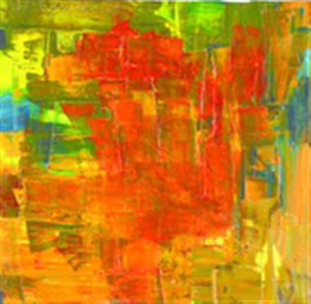 Paolo Da San Lorenzo, Portale, 2006, olio tu tela americana, cm. 50x50,...