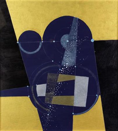 Danilo Manent, Senza titolo, 2011, tecnica mista su tavola entro teca in...