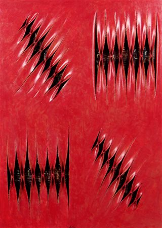 Calogero Salemi, Squarci di Tramonto, 2016, tecnica mista, cm. 100x70,...