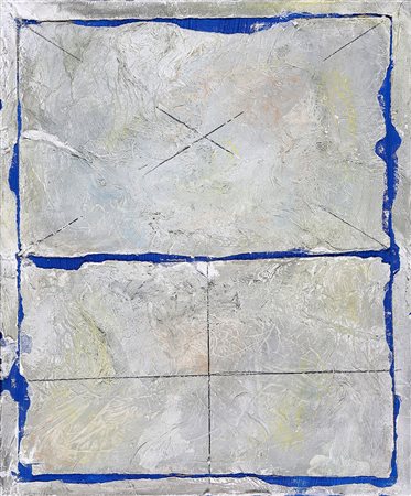 ANTONIO D'AGOSTINO 1938 Senza titolo, 1973 Polimaterico su tela, cm. 60 x 50...