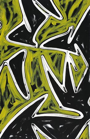 GIOVANNI ASDRUBALI 1955 Eroica, 1988 Acrilico su tela, cm. 110 x 72 Firmato e...