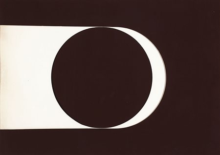 WALTER FUSI 1924 - 2013 Senza titolo, 1967 Collage di cartoncini, cm. 47 x 66...