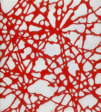 DAVIDE NIDO 1966 Cellulare, 1998 Colle termofusibili su tela, cm. 57 x 52...