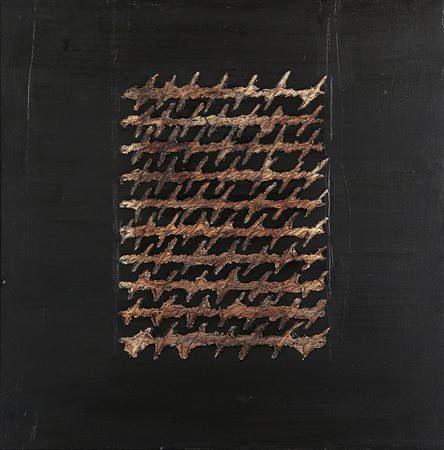 ALFREDO RAPETTI 1961 Lettera notturna, 2008 Acrilico su tela, cm. 50 x 50...