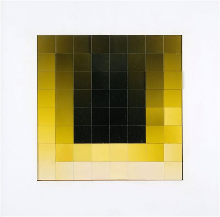 KARL GERSTNER 1930 Carro 64, 1965 Assemblaggio, 64 elementi in alluminio, cm....