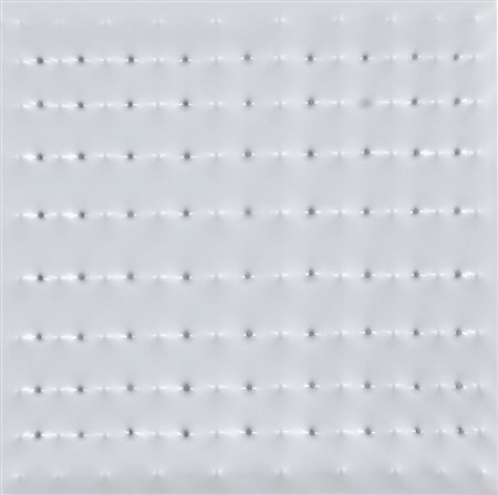 ENRICO CASTELLANI 1930 Senza titolo, 1968 Multiplo in PVC, cm. 30 x 30 Prov....