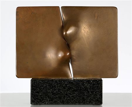 AGOSTINO BONALUMI 1935 - 2013 Senza titolo Scultura in bronzo, cm. 20,5 x 29...