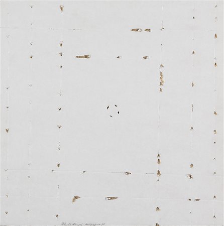 PAOLO MASI 1933 Senza titolo, 1978 Cartone inciso, cm. 40 x 40 Firmato e...