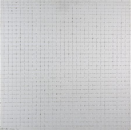 PAOLO MASI 1933 Senza titolo, 1977 Cartone inciso, cm. 100 x 100 Firmato e...