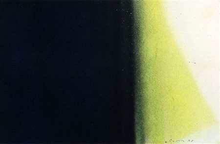 CLAUDIO OLIVIERI 1934 Senza titolo, 1975 Tecnica mista su cartoncino, cm....