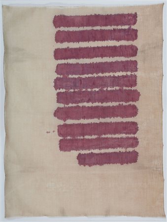 GIORGIO GRIFFA 1936 Verticale, 1977 Acrilico su tela, cm. 152 x 116 Firmato e...