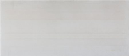 RICCARDO GUARNERI 1933 Due strisce grigie modificate, 1975 Tecnica mista su...